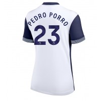 Fotballdrakt Dame Tottenham Hotspur Pedro Porro #23 Hjemmedrakt 2024-25 Kortermet